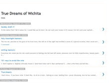 Tablet Screenshot of dreamsofwichita.blogspot.com