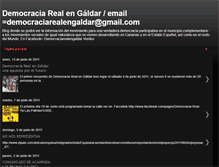 Tablet Screenshot of democracia-real-en-galdar.blogspot.com