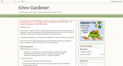 Desktop Screenshot of growgardener.blogspot.com