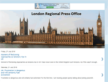 Tablet Screenshot of londonregionalpressoffice.blogspot.com