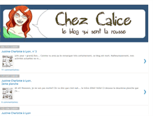 Tablet Screenshot of chezcalice.blogspot.com