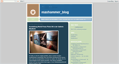 Desktop Screenshot of max-hammer.blogspot.com