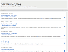 Tablet Screenshot of max-hammer.blogspot.com