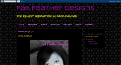 Desktop Screenshot of fabfeatherdesigns.blogspot.com