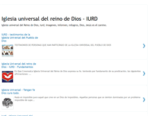 Tablet Screenshot of iglesiauniversaldelreinodedios.blogspot.com