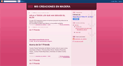 Desktop Screenshot of miscreacionesenmadera.blogspot.com