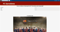 Desktop Screenshot of fcbarcelona2011.blogspot.com