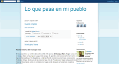 Desktop Screenshot of lloquepasaenmipueblo.blogspot.com