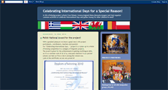 Desktop Screenshot of celebratinginternationaldays.blogspot.com