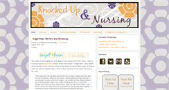 Desktop Screenshot of knockedupandnursing.blogspot.com