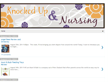 Tablet Screenshot of knockedupandnursing.blogspot.com