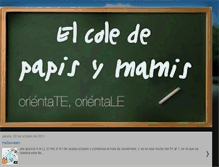 Tablet Screenshot of elcoledepapisymamis.blogspot.com