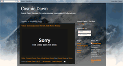 Desktop Screenshot of cosmic-dawn.blogspot.com