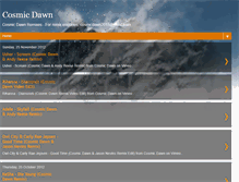 Tablet Screenshot of cosmic-dawn.blogspot.com