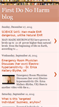 Mobile Screenshot of firstdonoharmblog.blogspot.com