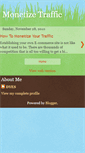Mobile Screenshot of monetizetraffic4u.blogspot.com