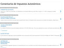 Tablet Screenshot of impuestosautonomicos.blogspot.com