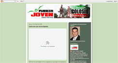 Desktop Screenshot of fuerzajovencajeme.blogspot.com