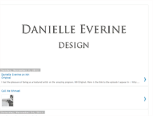 Tablet Screenshot of danielleeverine.blogspot.com