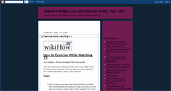 Desktop Screenshot of cheesesayshealthylifestyle.blogspot.com