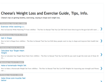 Tablet Screenshot of cheesesayshealthylifestyle.blogspot.com