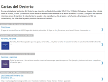 Tablet Screenshot of lascartasdeldesierto.blogspot.com