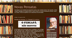 Desktop Screenshot of novaspensatas.blogspot.com