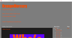 Desktop Screenshot of orangemercury.blogspot.com