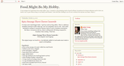 Desktop Screenshot of foodmightbemyhobby.blogspot.com