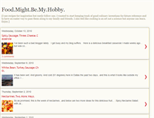 Tablet Screenshot of foodmightbemyhobby.blogspot.com