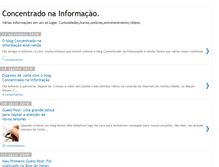 Tablet Screenshot of concentradonainformacao.blogspot.com