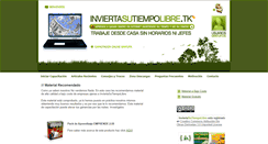 Desktop Screenshot of inviertasutiempolibre-descargas.blogspot.com