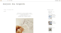 Desktop Screenshot of kropelka40.blogspot.com