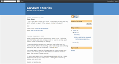 Desktop Screenshot of lazytheories.blogspot.com