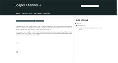 Desktop Screenshot of gospelchannel-copyright.blogspot.com