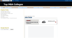 Desktop Screenshot of bestmbacolleges.blogspot.com