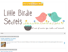 Tablet Screenshot of littlebirdiesecrets.blogspot.com