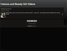 Tablet Screenshot of beautynfamousgirl.blogspot.com