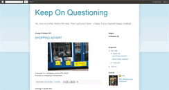 Desktop Screenshot of keeponquestioning.blogspot.com