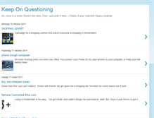 Tablet Screenshot of keeponquestioning.blogspot.com