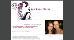 Desktop Screenshot of lasguerrilleras.blogspot.com