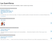 Tablet Screenshot of lasguerrilleras.blogspot.com