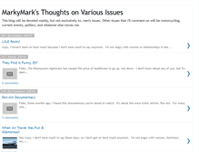 Tablet Screenshot of markymarksthoughts.blogspot.com