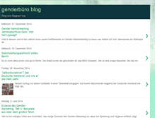 Tablet Screenshot of genderbuero.blogspot.com