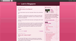 Desktop Screenshot of lost-in-singapore.blogspot.com