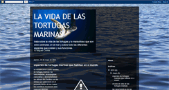 Desktop Screenshot of lavidadelastortugasmarinas.blogspot.com