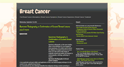 Desktop Screenshot of breastcancer-123.blogspot.com