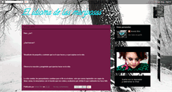 Desktop Screenshot of elidiomadelasmariposas.blogspot.com
