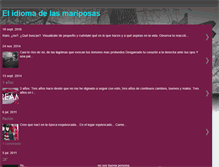 Tablet Screenshot of elidiomadelasmariposas.blogspot.com