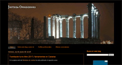 Desktop Screenshot of justiciaoposiciones.blogspot.com